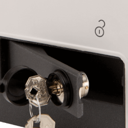 Release lever with personal key